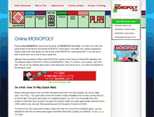 Tablet Screenshot of onlinemonopoly.co.uk